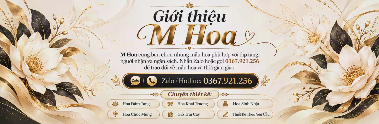 Ảnh bìa Shop hoa tươi Xã Phước Lý Tây Ninh - Gửi sự quan tâm qua từng món hoa